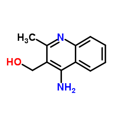 (4-Amino-2-methyl-3-quinolinyl)methanol Structure