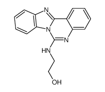 2-(benzo[4,5]imidazo[1,2-c]quinazolin-6-ylamino)ethan-1-ol Structure