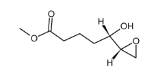 (+)-(S,R)-δ-hydroxyoxiranepentanoic acid methyl ester Structure