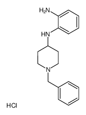 1-benzyl-4-(2-aminoanilino)piperidine trihydrochloride Structure