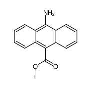 methyl 10-amino-9-anthracenecarboxylate Structure