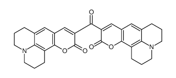 BIS(2,3,5,6-1H,4H-TETRAHYDROQUINOLIZINO[9,9A,1-GH]COUMARIN-3-YL)CARBONYL Structure