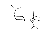 cis-(4-tert-butylcyclohexyl)triisopropylstannane Structure