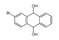 2-溴-9,10-二氢蒽-9,10-二醇结构式