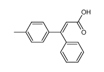 3-phenyl-3-p-tolyl-acrylic acid Structure