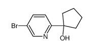 1-(5-bromopyridin-2-yl)cyclopentanol结构式