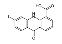 6-iodo-9-oxo-10H-acridine-4-carboxylic acid Structure