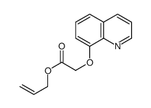 prop-2-enyl 2-quinolin-8-yloxyacetate Structure