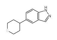 5-(TETRAHYDRO-THIOPYRAN-4-YL)-1H-INDAZOLE Structure