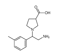 1-(2-ACETOXY-ETHYL)-2-METHYL-1H-BENZOIMIDAZOLE-5-CARBOXYLICACID Structure