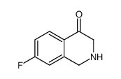 7-fluoro-2,3-dihydro-1H-isoquinolin-4-one Structure