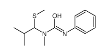 1-methyl-1-(2-methyl-1-methylsulfanylpropyl)-3-phenylurea Structure