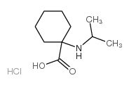 1-异丙基氨基-环己烷羧酸盐酸盐结构式