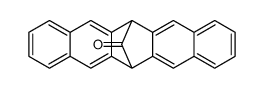 6,13-dihydro-6,13-methanopentacene-15-one结构式