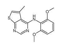 N-(2,6-dimethoxyphenyl)-5-methylthieno[2,3-d]pyrimidin-4-amine Structure