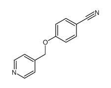 4-(pyridin-4-ylmethoxy)benzonitrile Structure