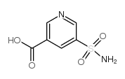 5-sulfamoylpyridine-3-carboxylic acid结构式