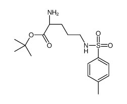 tert-Butyl N~5~-[(4-methylphenyl)sulfonyl]-L-ornithinate Structure