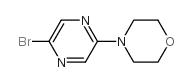 4-(5-bromopyrazin-2-yl)morpholine Structure