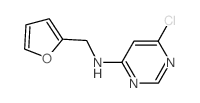 N-(6-Chloro-4-pyrimidinyl)-N-(2-furylmethyl)amine结构式