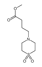 4-硫代吗啉丁酸甲酯 1,1-二氧化物结构式