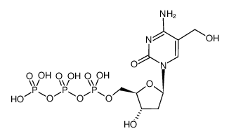 5-hydroxymethyl-2'-deoxycytidine-5'-triphosphate结构式