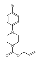 Allyl 4-(4-bromophenyl)piperazine-1-carboxylate Structure