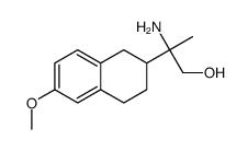 2-amino-2-(6-methoxy-1,2,3,4-tetrahydronaphthalen-2-yl)propan-1-ol Structure