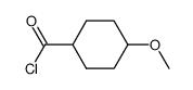 Cyclohexanecarbonyl chloride, 4-methoxy-, trans- (9CI)结构式