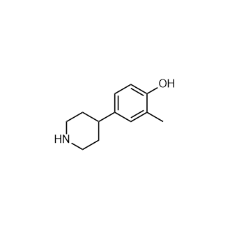 2-甲基-4-(哌啶-4-基)苯星空app结构式