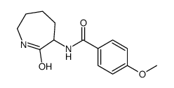 4-methoxy-N-(2-oxoazepan-3-yl)benzamide结构式