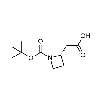 (S)-2-(1-(tert-butoxycarbonyl)azetidin-2-yl)acetic acid picture