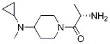 (S)-2-AMino-1-[4-(cyclopropyl-Methyl-aMino)-piperidin-1-yl]-propan-1-one结构式