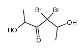 2,5-dihydroxy-4,4,-dibromo-3-hexanone Structure