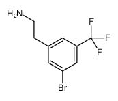 2-[3-Bromo-5-(trifluoromethyl)phenyl]ethanamine Structure