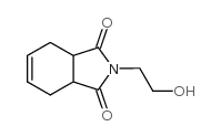 1H-Isoindole-1,3(2H)-dione,3a,4,7,7a-tetrahydro-2-(2-hydroxyethyl)- Structure