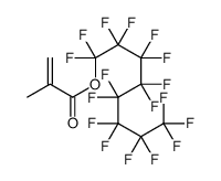 1,1,2,2,3,3,4,4,5,5,6,6,7,7,8,8,8-heptadecafluorooctyl 2-methylprop-2-enoate结构式