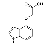 2-(1H-indol-4-yloxy)acetic acid Structure