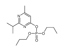 (6-methyl-2-propan-2-ylpyrimidin-4-yl) dipropyl phosphate结构式