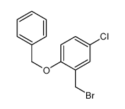 2-(bromomethyl)-4-chloro-1-phenylmethoxybenzene Structure