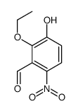 Benzaldehyde, 2-ethoxy-3-hydroxy-6-nitro- (9CI) Structure