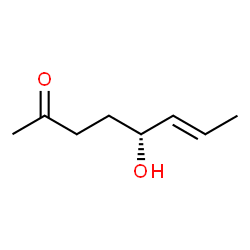 6-Octen-2-one, 5-hydroxy-, [R-(E)]- (9CI)结构式