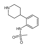 4-{2-[(Methylsulfonyl)amino]phenyl}-piperidine结构式