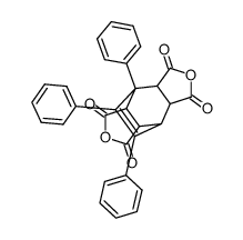 1,7,8-triphenyl-bicyclo[2.2.2]oct-7-ene-2,3,5,6-tetracarboxylic acid-2,3,5,6-dianhydride Structure