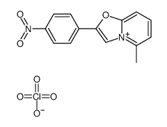 5-methyl-2-(4-nitrophenyl)-[1,3]oxazolo[3,2-a]pyridin-4-ium,perchlorate结构式