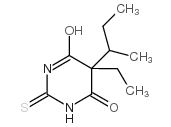 4,6(1H,5H)-Pyrimidinedione,5-ethyldihydro-5-(1-methylpropyl)-2-thioxo- picture