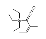 3-methyl-2-triethylsilylpenta-1,3-dien-1-one结构式