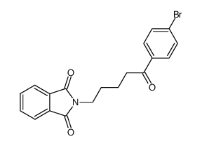 2-(5-(4-bromophenyl)-5-oxopentyl)isoindoline-1,3-dione Structure