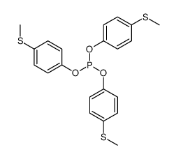 tris(4-methylsulfanylphenyl) phosphite结构式