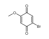 2-溴-5-甲基环己-2,5-二烯-1,4-二星空app结构式